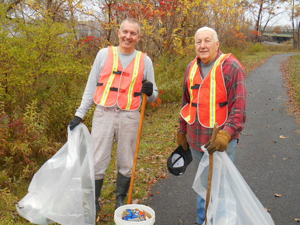 George Reck and his dad Oneida Lake Association George Reck and his dad